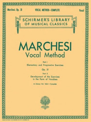 Mathilde Marchesi: Vocal Method, Op. 31 - Complete (noty na zpěv)