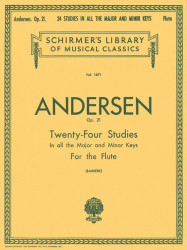 Joachim Andersen: 24 Studies, Op. 21 (noty na příčnou flétnua)