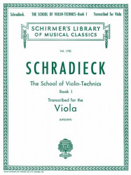 Henry Schradieck: School of Violin Technics, Op. 1 - Book 1 (noty na violu)