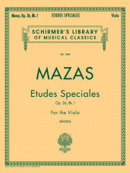 Jacques-Féréol Mazas: Etudes Speciales, Op. 36 - Book 1 (noty na violu)