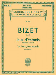 Georges Bizet: Jeux d'Enfants / Children's Games, Op. 22 (noty na čtyřruční klavír)