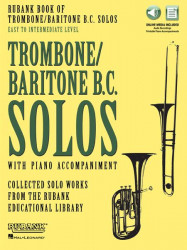 Rubank Book of Trombone/Baritone B.C. Solos - Easy to Intermediate (noty na pozoun) (+audio)