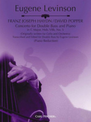 Franz Joseph Haydn, David Popper: Concerto for Double Bass and Piano (noty na kontrabas, klavír)