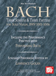 Johann Sebastian Bach: 3 Sonatas And 3 Partitas (noty na housle)