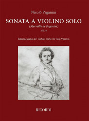 Niccolo Paganini: Sonata a violino solo (noty na housle)