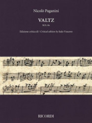 Niccolo Paganini: Valtz M.S. 80 (noty na housle)