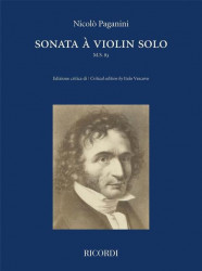 Niccolo Paganini: Sonata á violin solo M.S. 83 (noty na housle)