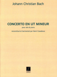 Johann Christian Bach: Concerto en ut mineur (noty na violu, klavír)