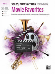 Solos, Duets & Trios for Winds: Movie Favorites (noty na lesní roh) (+audio)