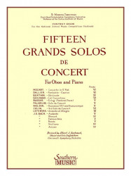 15 Grands Solos de Concert (noty na hoboj)
