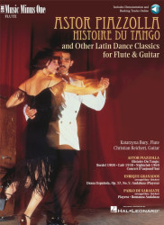 Astor Piazzolla: Histoire Du Tango and Other Latin Classics (noty na příčnou flétnu, kytaru) (+audio)