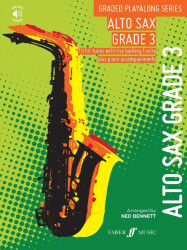 Graded Playalong Series: Alto Saxophone Grade 3 (noty na altsaxofon, klavír) (+audio)