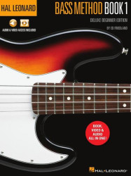 Hal Leonard Bass Method Book 1 - Deluxe Beginner Edition (noty na baskytaru) (+audio+video)