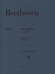 Ludwig van Beethoven: Piano Trios III (noty na housle, violoncello, klavír)