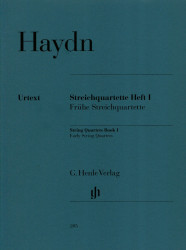 Joseph Haydn: String Quartets Book I (noty pro smyčcový kvartet)
