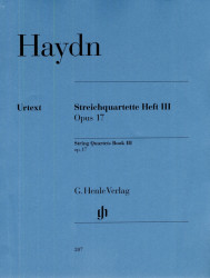 Joseph Haydn: String Quartets Volume III, op. 17 (noty pro smyčcový kvartet)