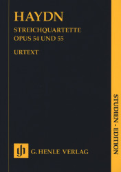 Joseph Haydn: String Quartets Book VII op. 54/55 - Study score (noty pro smyčcový kvartet)