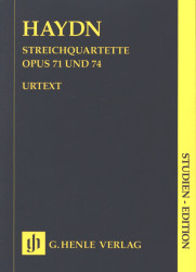 Joseph Haydn: String Quartets Book IX op. 71/74 - Study score (noty pro smyčcový kvartet)
