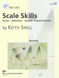 Keith Snell: Scale Skills Technic Level 4 (noty na klavír)