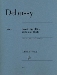 Claude Debussy: Sonata For Flute, Viola And Harp (noty na příčnou flétnu, violu, harfu)