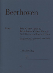 Beethoven: Trio In C Op.87/Variations In C WoO 28 (noty na hoboj, anglický roh)