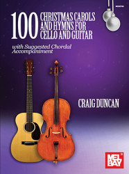 100 Christmas Carols and Hymns (noty na violoncello, kytaru)