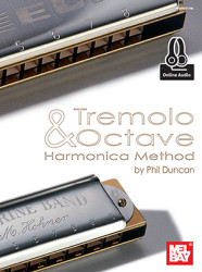 Tremolo And Octave Harmonica Method Book (noty na harmoniku)(+audio)