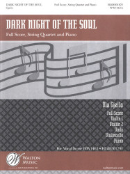 Ola Gjeilo: Dark Night of the Soul - SSAATTBB (noty na sborový zpěv, smyčcový kvartet, klavír)