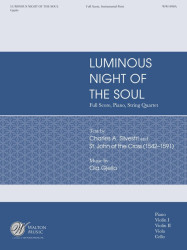 Ola Gjeilo: Luminous Night of the Soul - SSAATTBB (noty na sborový zpěv, smyčcový kvartet, klavír)