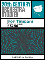 Alan Abel: 20th Century Orchestra Studies for Timpani (noty na tympány)
