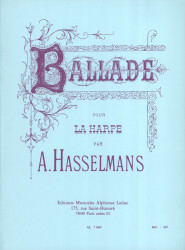 Alphonse Hasselmans: Ballade for Harp (noty na harfu)
