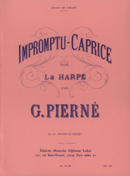 Gabriel Pierné: Impromptu-Caprice for Harp (noty na harfu)