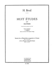 Henri Brod: 8 Etudes (noty na hoboj)