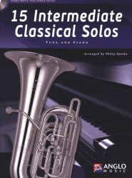 15 Intermediate Classical Solos (noty na tubu, klavír) (+audio)