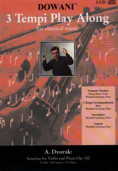 Antonín Dvořák: Sonatina Op. 100 in G-Major (noty na housle) (+audio)