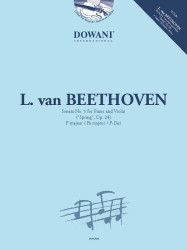 Beethoven: Sonata in F major No. 5 op. 24 - Spring (noty na housle, klavír) (+audio)