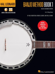 Hal Leonard Banjo Method Book 1 - Deluxe Beginner Edition (tabulatury na banjo) (+audio+video)