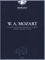 W.A. Mozart: Concerto D major KV 314 (noty na příčnou flétnu, klavír) (+audio)