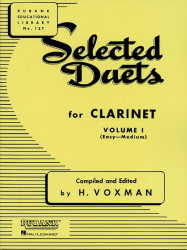 Himie Voxman: Selected Duets for Clarinet Vol. 1 (noty pro 2 klarinety)
