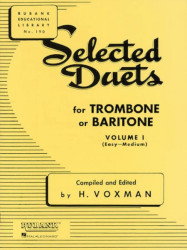 Himie Voxman: Selected Duets for Trombone or Baritone Vol. 1 (noty na pozoun nebo baryton)