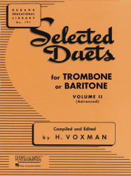 Himie Voxman: Selected Duets for Trombone or Baritone Vol. 2 (noty na pozoun nebo baryton)