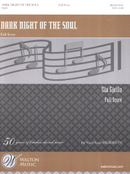 Ola Gjeilo: Dark Night of the Soul - SSAATTBB (noty, partitura pro sborový zpěv, klavír, smyčcový kvartet)