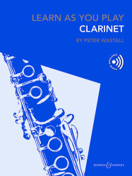 Peter Wastall: Learn As You Play Clarinet (noty na klarinet)(+audio)