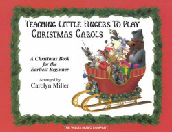 Teaching Little Fingers to Play Christmas Carols (noty na snadný klavír)