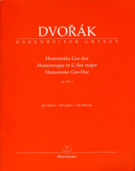 Antonín Dvořák: Humoreska Ges-Dur (noty na klavír)