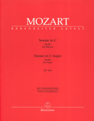 W.A. Mozart: Sonata in C major KV 545 (noty na klavír)