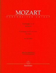 W.A. Mozart: Fantasy in D minor K. 397 / 385g (noty na klavír)
