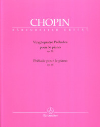 Frédéric Chopin: Vingt-quatre Préludes op. 28 & Prélude op. 45 (noty na klavír)