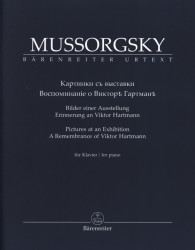 M.I. Musorgskij: Pictures at an Exhibition (noty na klavír)