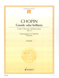 Frédéric Chopin: Grande valse brillante op. 18 (noty na klavír)
